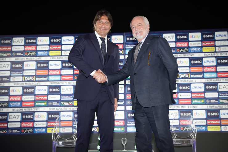 Napoli, smentita su Conte e De Laurentiis: l’annuncio