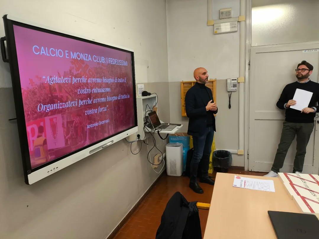 Calcio, Monza e territorio: al Liceo Zucchi un incontro sulla passione biancorossa