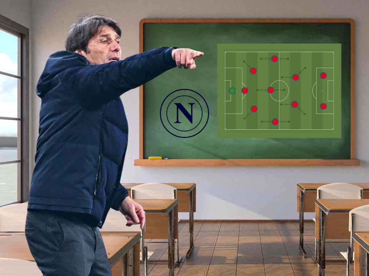 Napoli and the three-man defense: there's the perfect shot at AC Milan