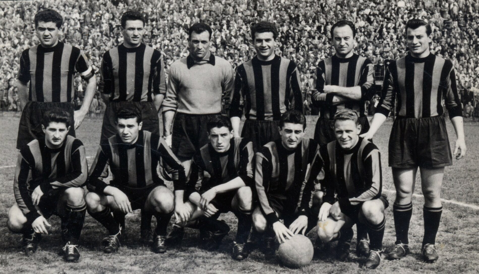 March 14, '54, super victory over Nordahl's AC Milan