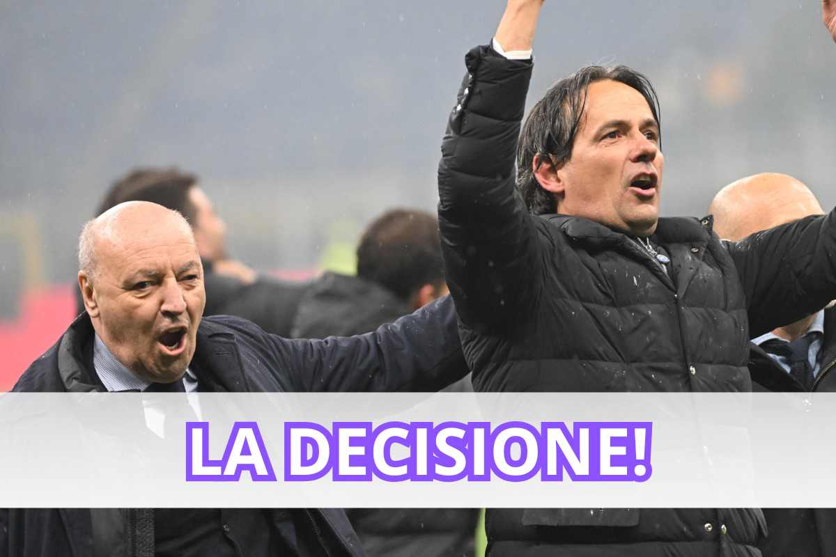 Inter, double confirmation comes from the market: Marotta and Inzaghi are convinced