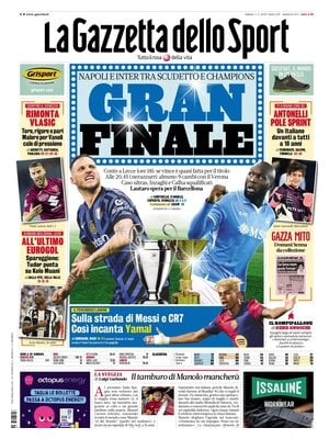 The front pages of today's sports newspapers, May 3, 2025