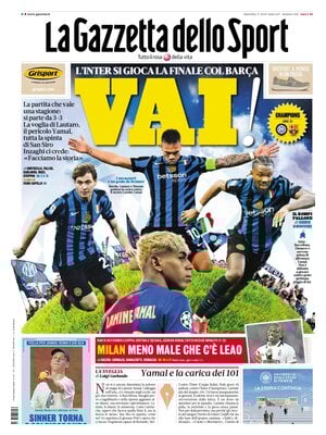 The front pages of today's sports newspapers, May 6, 2025