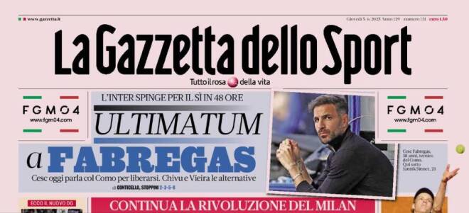 Como president closes door on Inter Milan for Cesc: "They asked us to deal with him, we said no