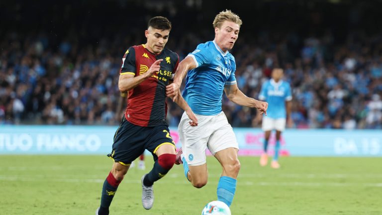 napoli genoa-Hoijlund