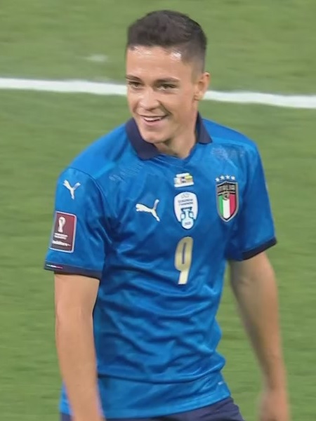 Raspadori con la Nazionale