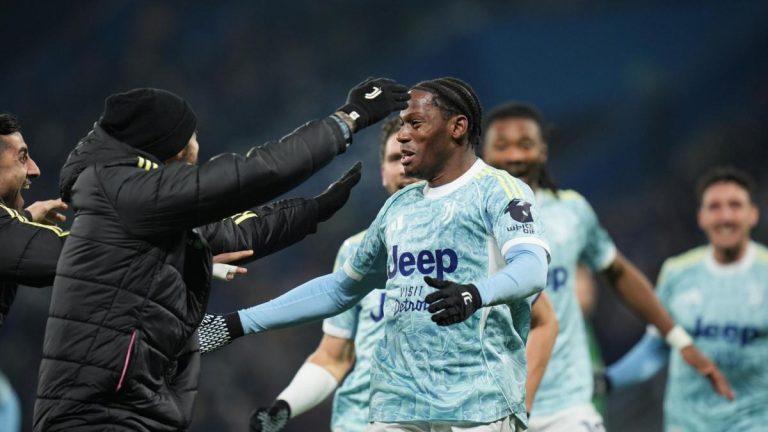 gol david juve esultanza