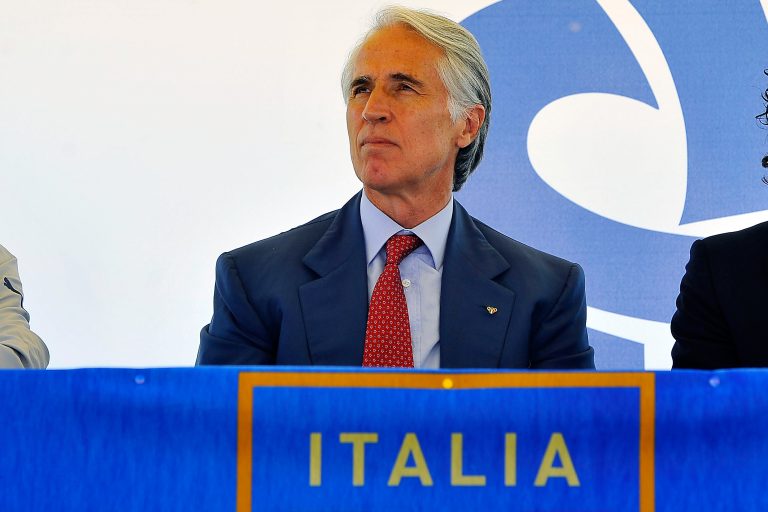 Florence,,Italy,-,June,12,2020:,Giovanni,Malagò,,Current,President
