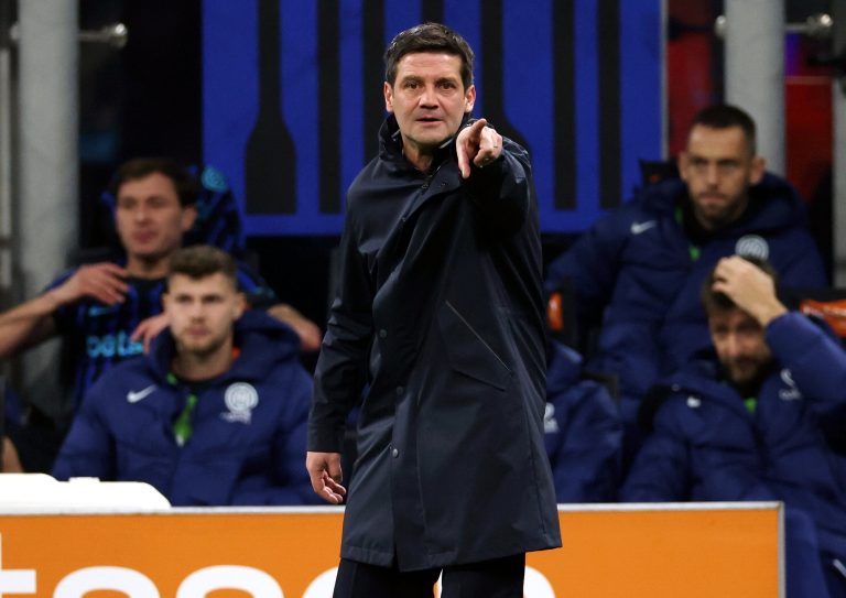Milan,,Italy,-,February,14,,2026:,Cristian,Chivu,Head,Coach