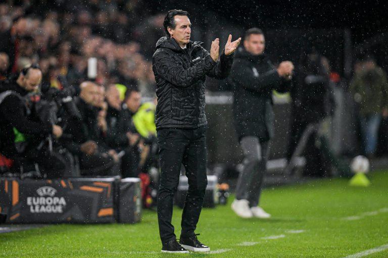 Deventer,,Netherlands,-,October,23:,Coach,Unai,Emery,Of,Aston