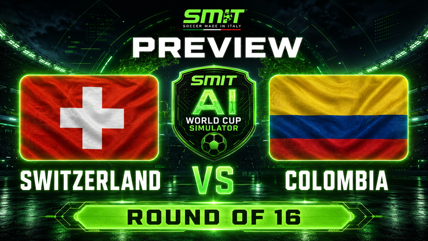 Switzerland vs Colombia preview